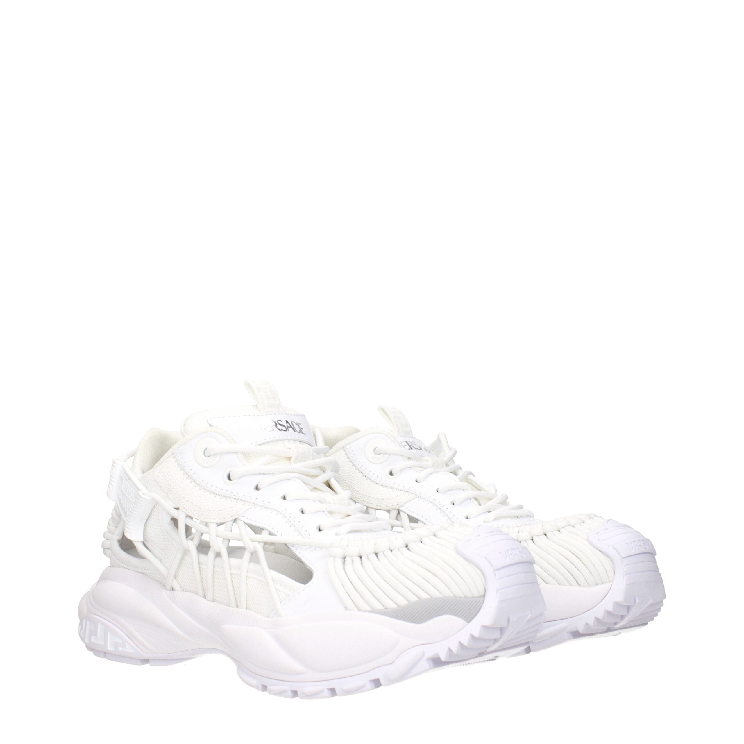 Versace White Air Athletic Men's Sneakers