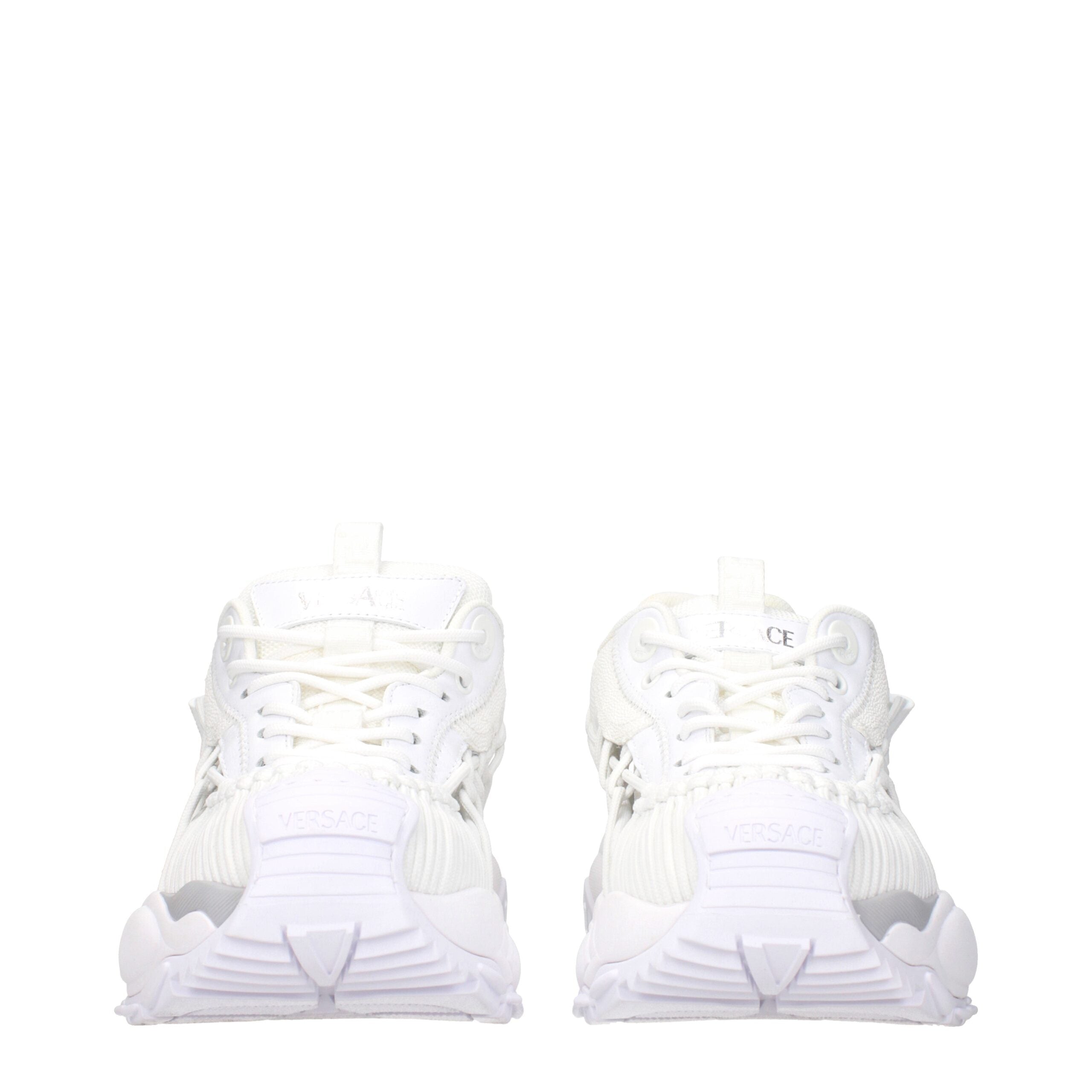 Versace White Air Athletic Men's Sneakers