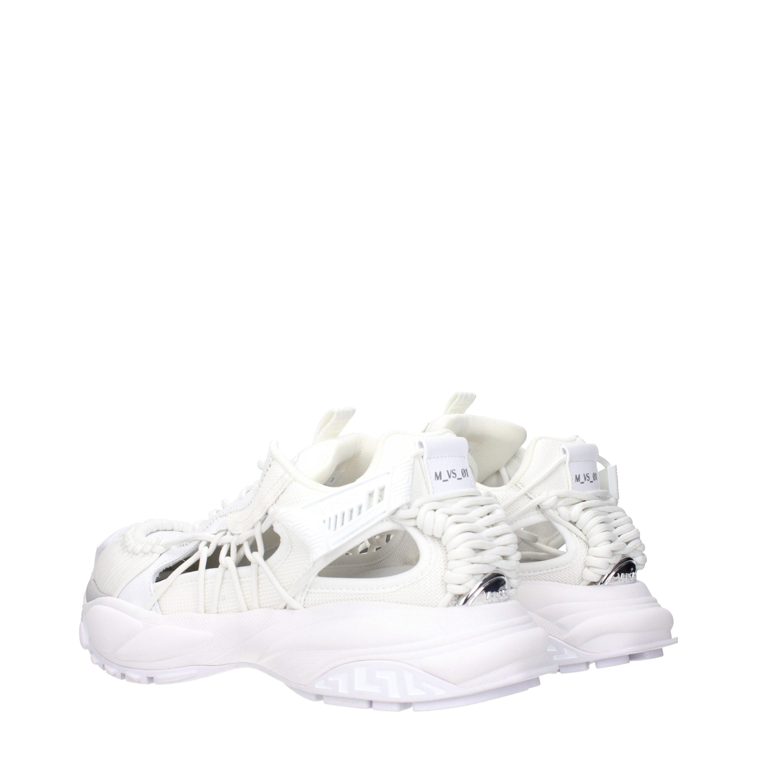 Versace White Air Athletic Men's Sneakers