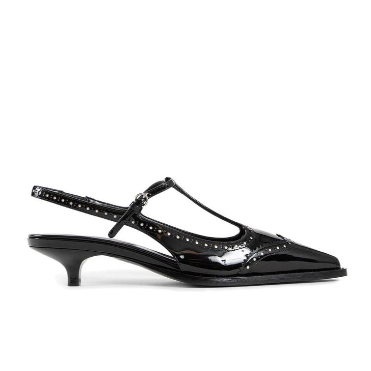 Miu Miu Leather Slingback Pumps