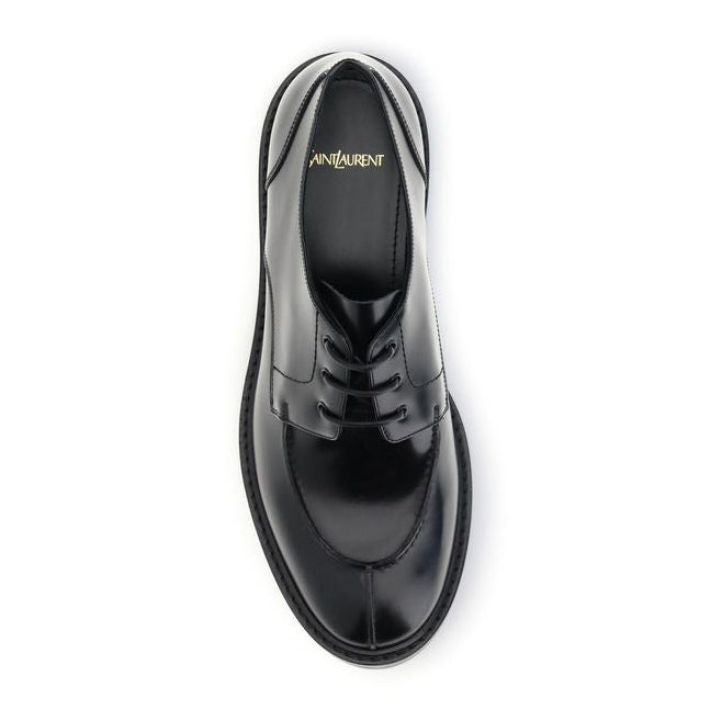 Saint Laurent Leather Lace-Ups
