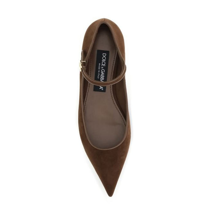 Dolce & Gabbana Suede Nappa leather Ballerinas