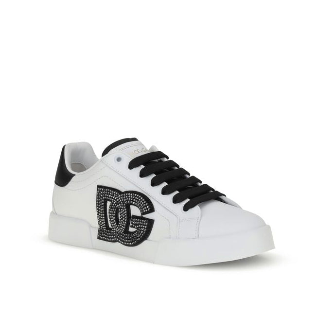 Dolce & Gabbana Crystal Portofino Sneakers