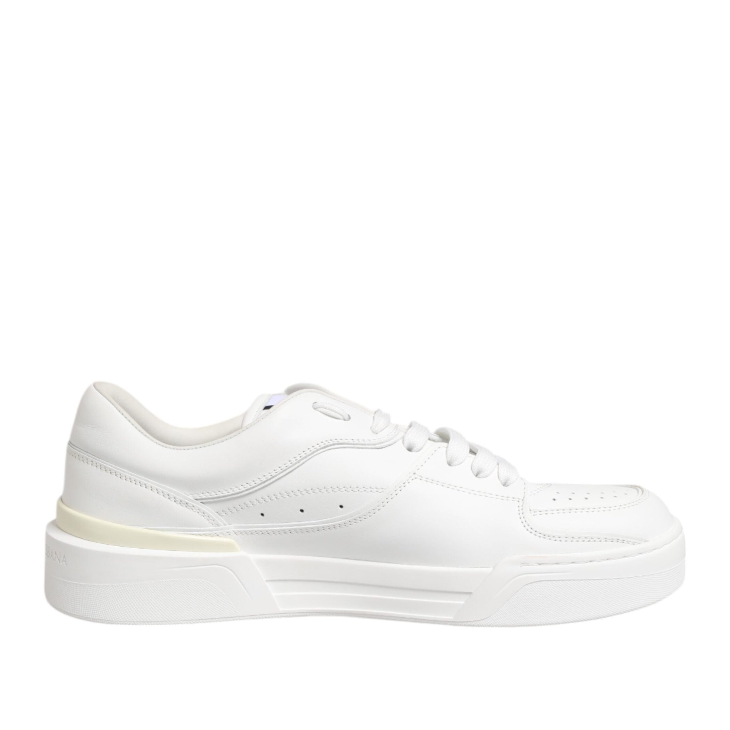 Dolce & Gabbana White Miami Leather Sneakers