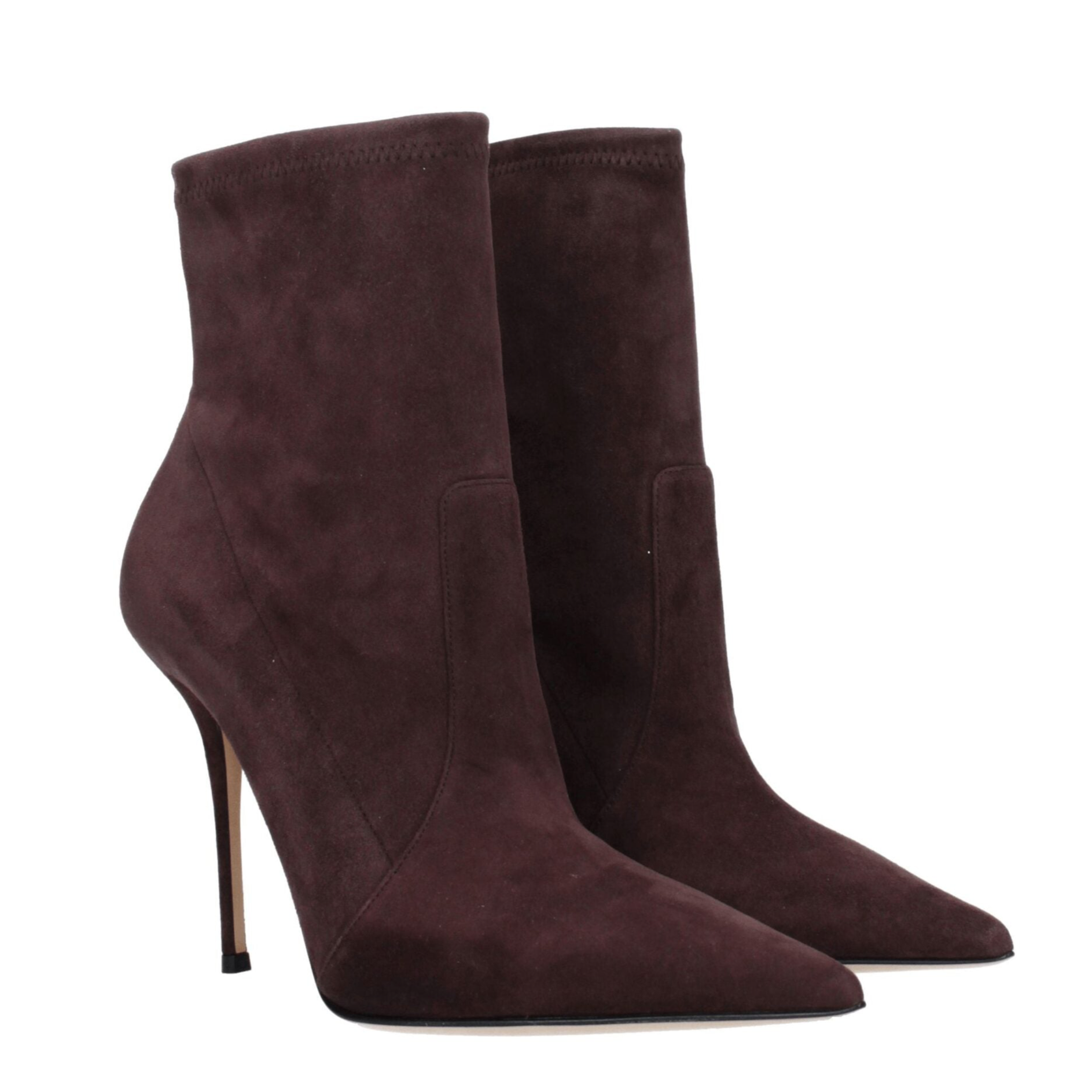 Casadei Brown Leather Ankle