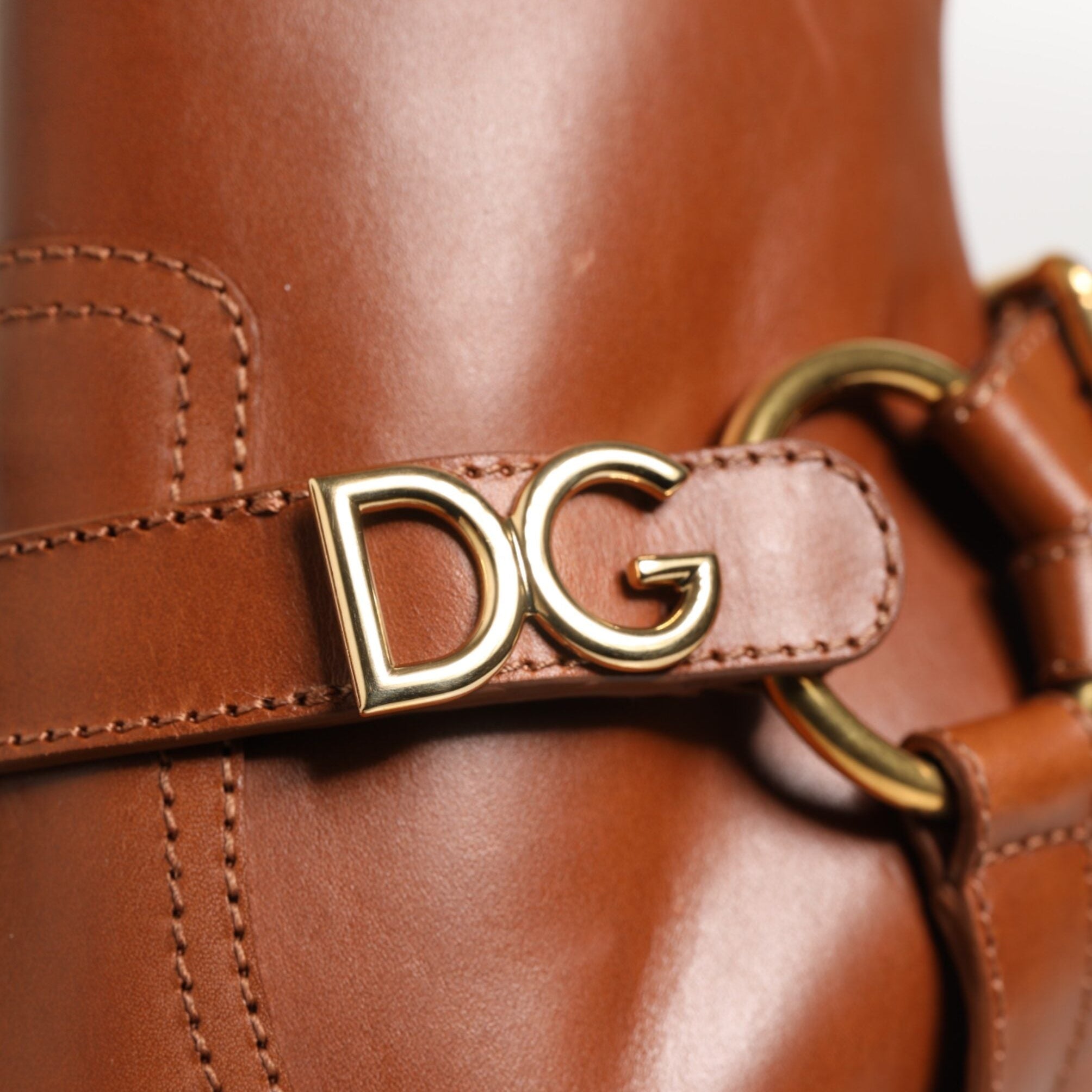 Dolce & Gabbana Brown Leather Ankle Boots