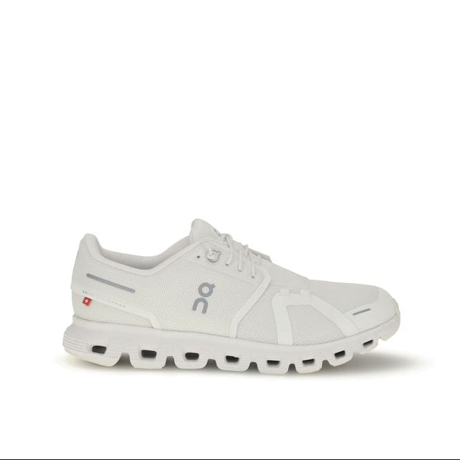 ON Cloud 6 White Sneakers