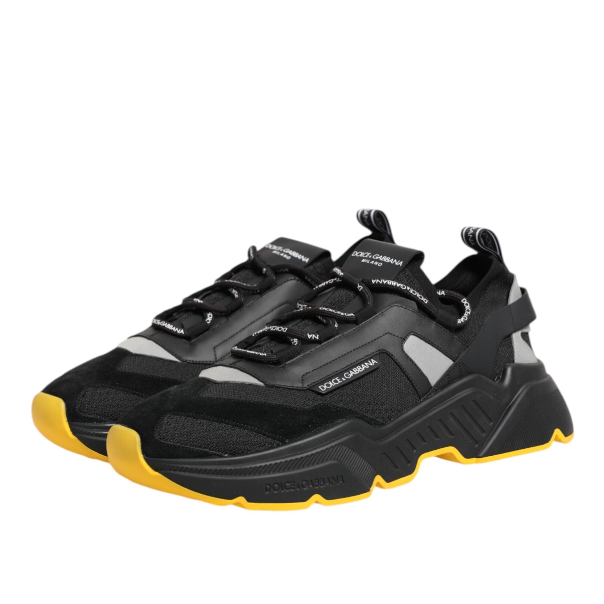 Dolce & Gabbana Black Daymaster Low Top Sneakers