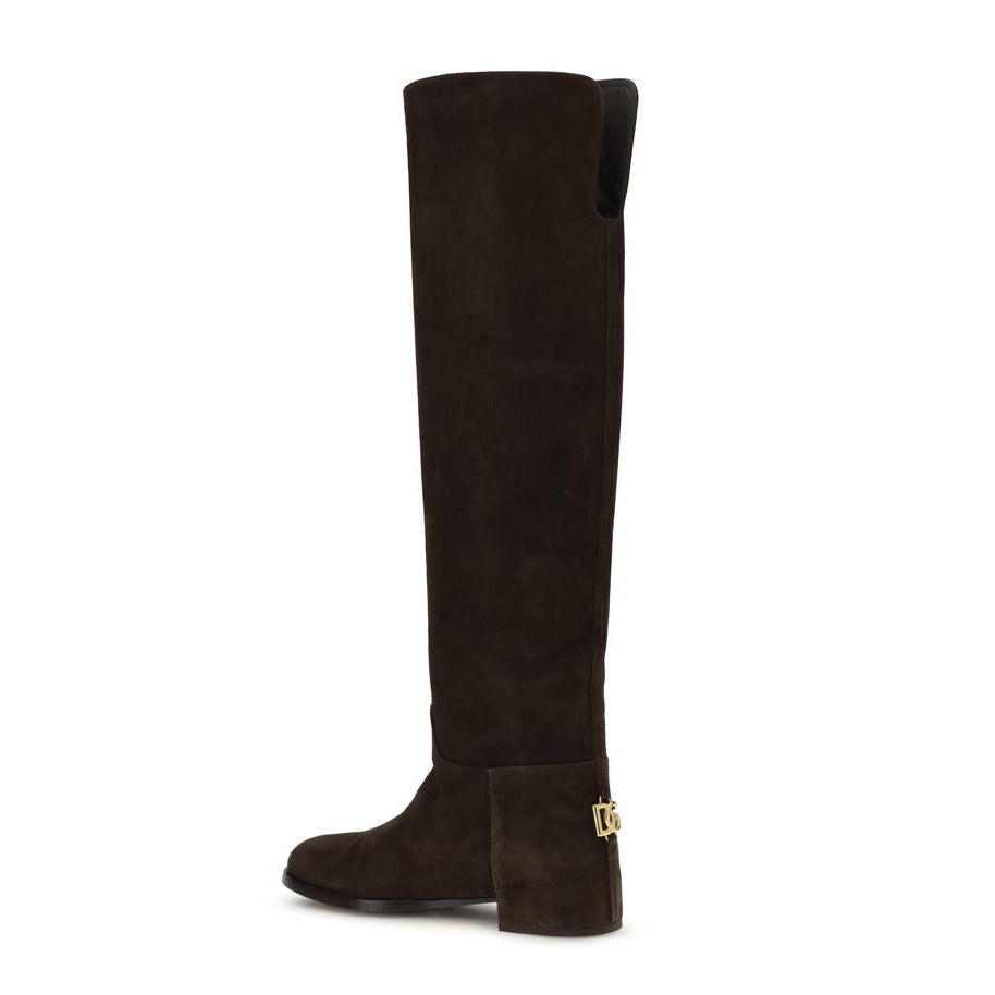 Dolce & Gabbana Suede High Boots