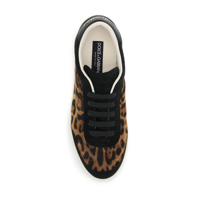Dolce & Gabbana Saint Tropez Leopard Sneakers