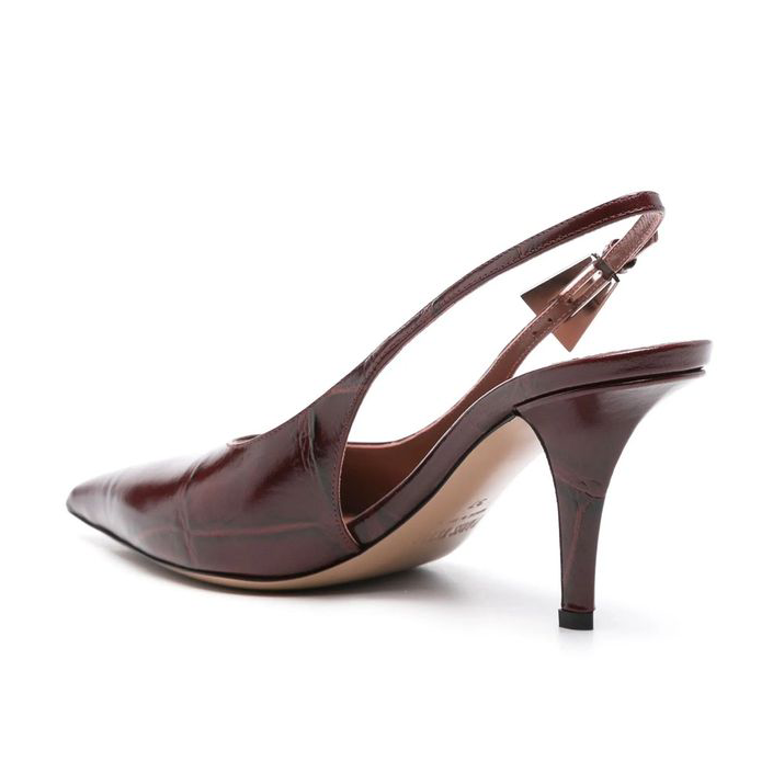 Paris Texas Jessica Leather Slingback Pumps