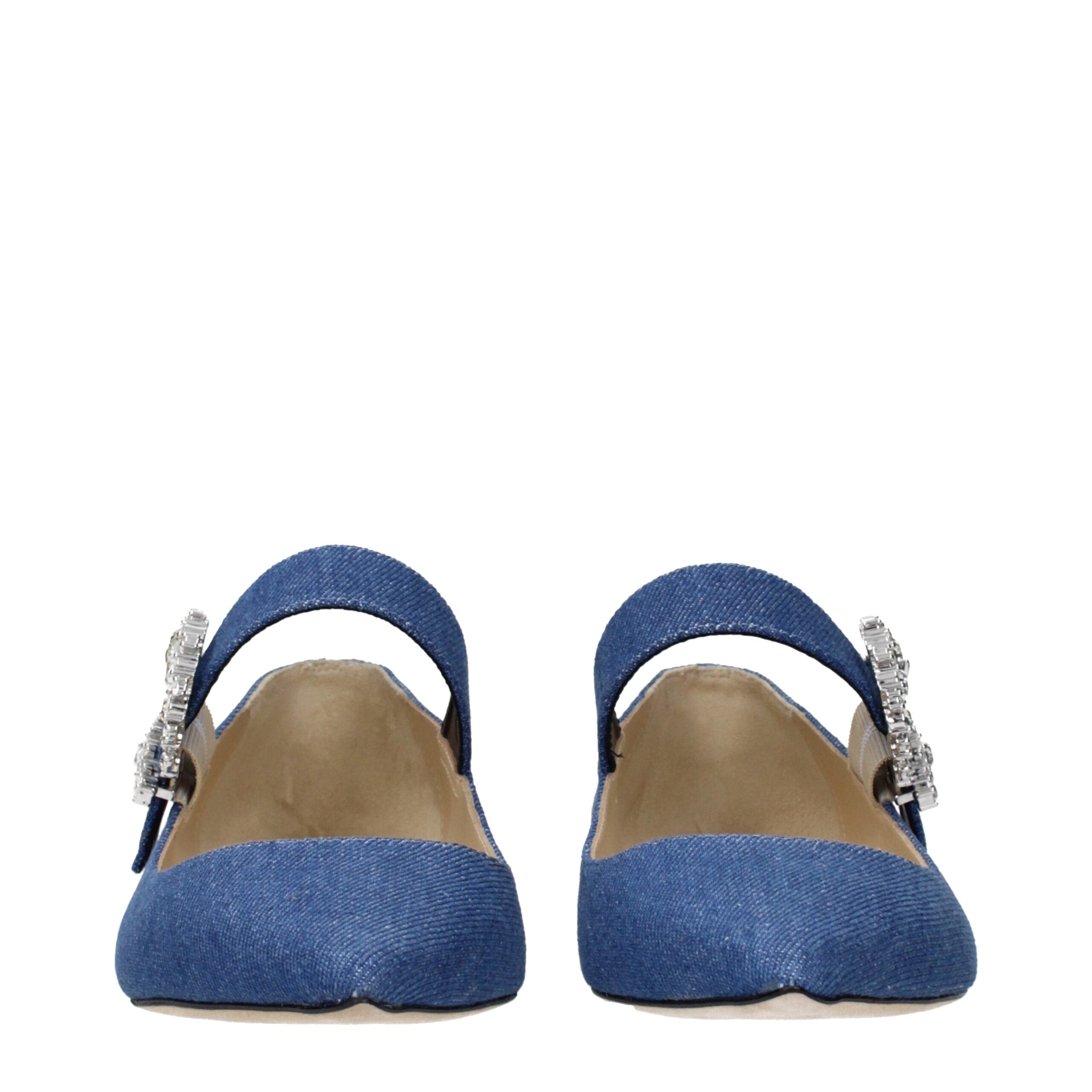 Jimmy Choo Denim Ballet Flats