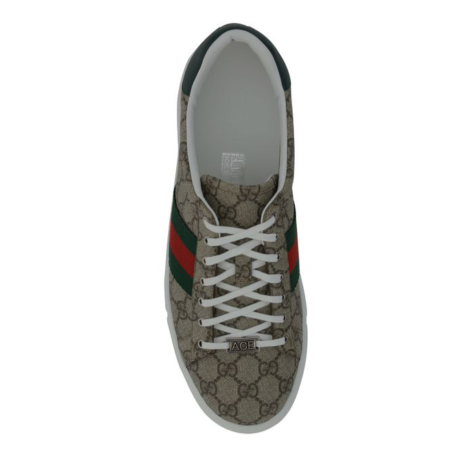 Gucci Gray Canvas Men's Sneakers
