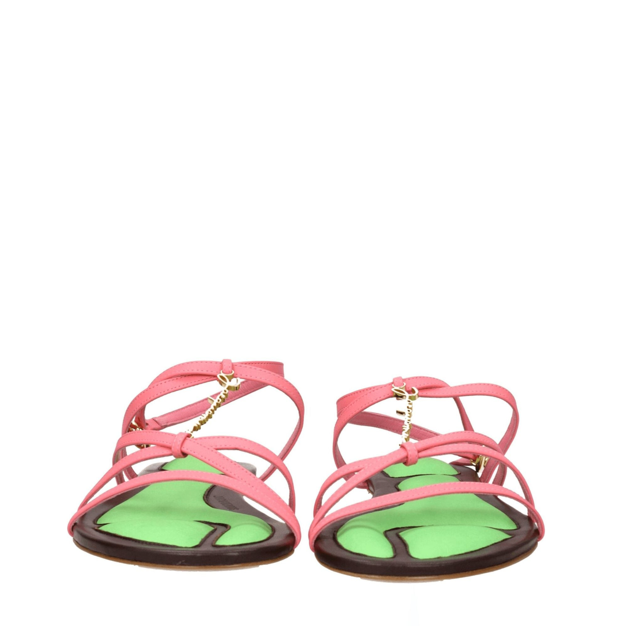 Jacquemus Pink Leather Sandal