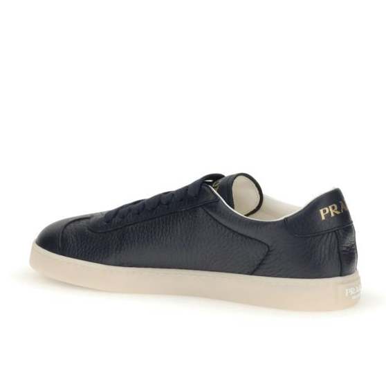Prada Black Deerskin Leather Men’s Sneakers