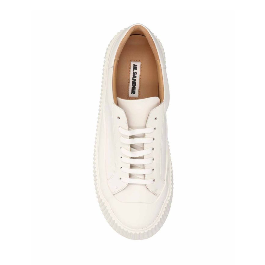 Jil Sander Maxi Sole Leather Sneakers