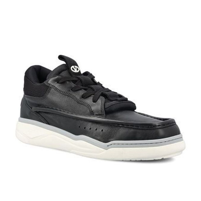 Valentino Garavani 'Hybrid Rainboot' Leather Sneakers