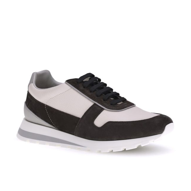 Brunello Cucinelli Leather & Suede Summer Men's Sneakers