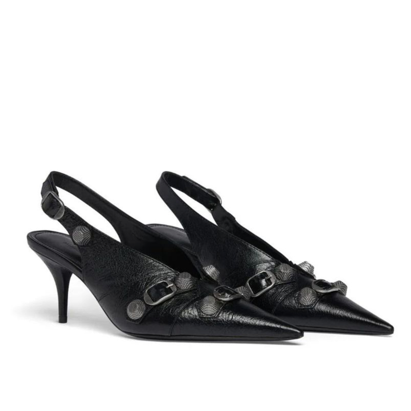 Balenciaga Cagole Slingback Pumps