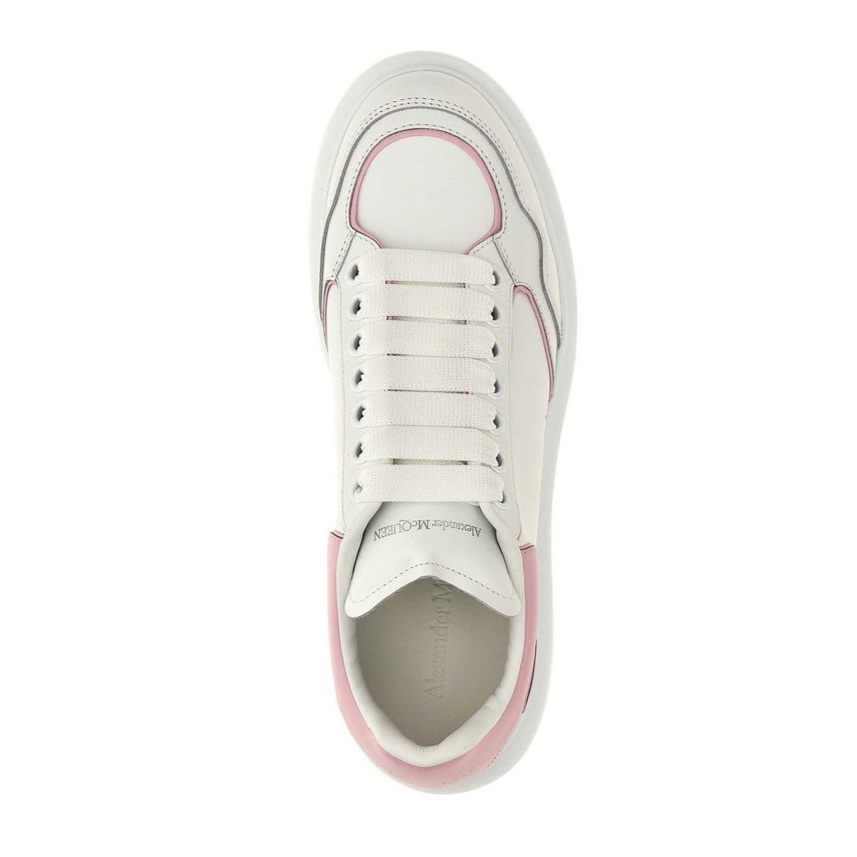 Alexander McQueen Larry White & Pink Women's Sneakers