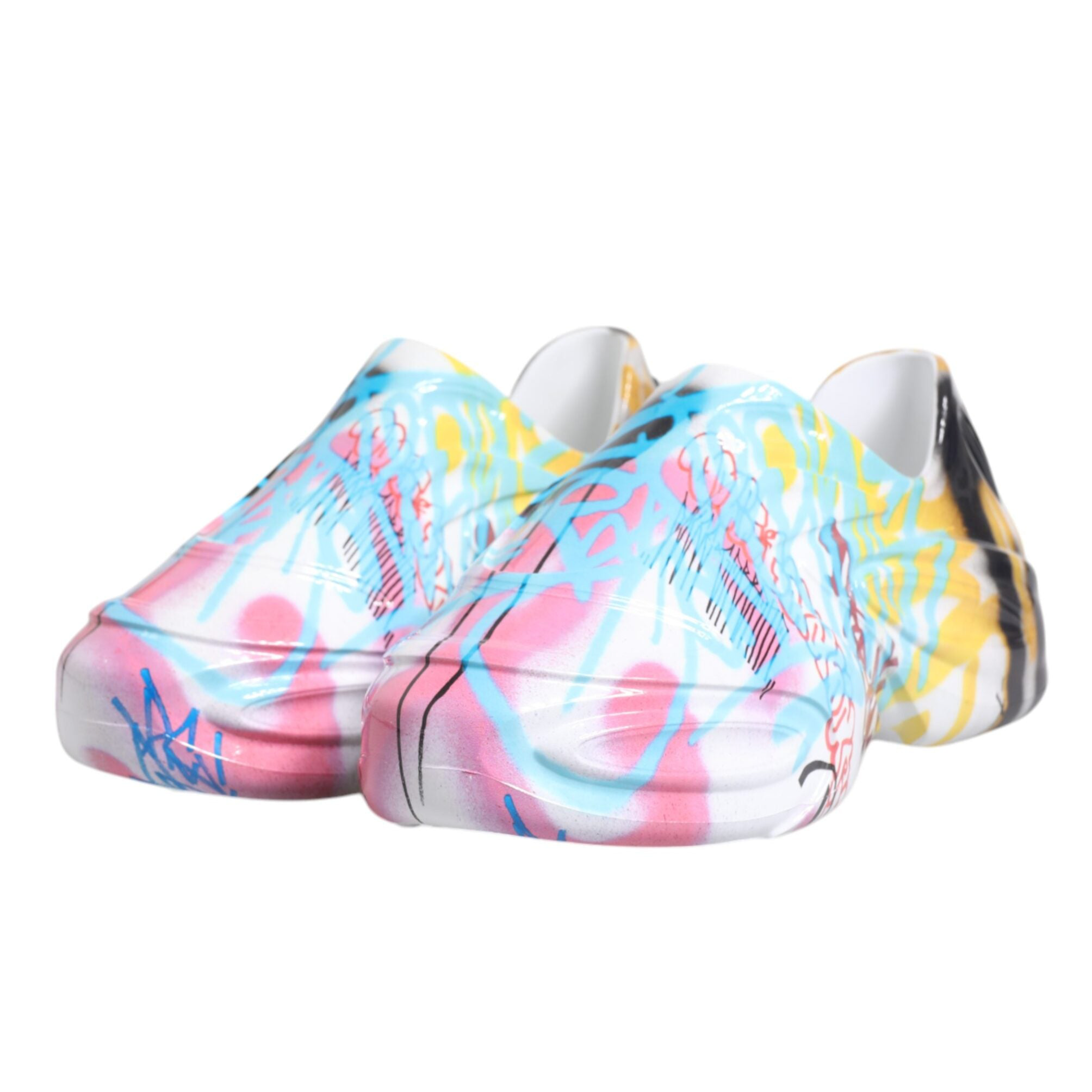 Dolce & Gabbana Multicolor Graffiti Daymaster Rubber Sneakers