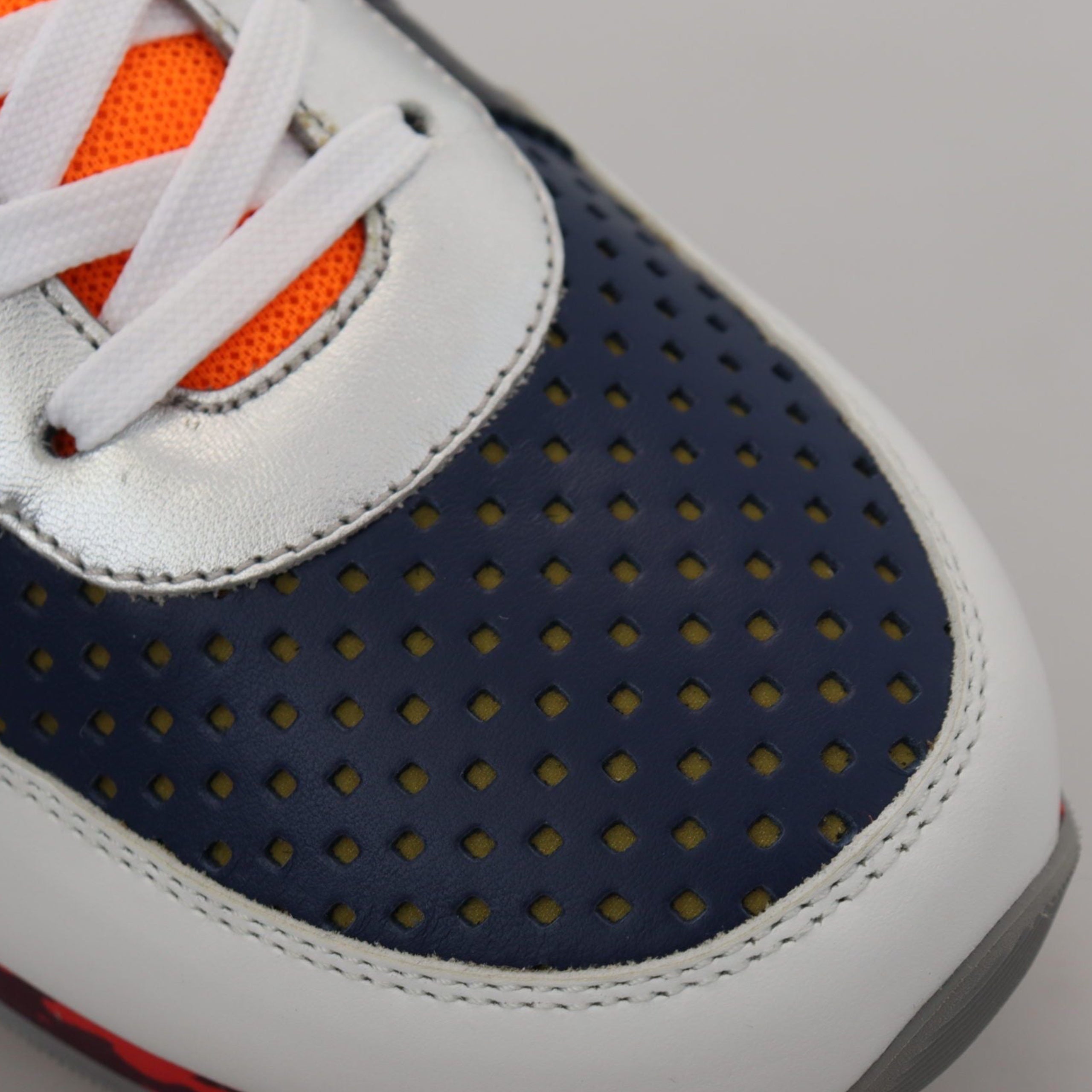 Dolce & Gabbana Multicolor Leather Sport Low Top Sneakers