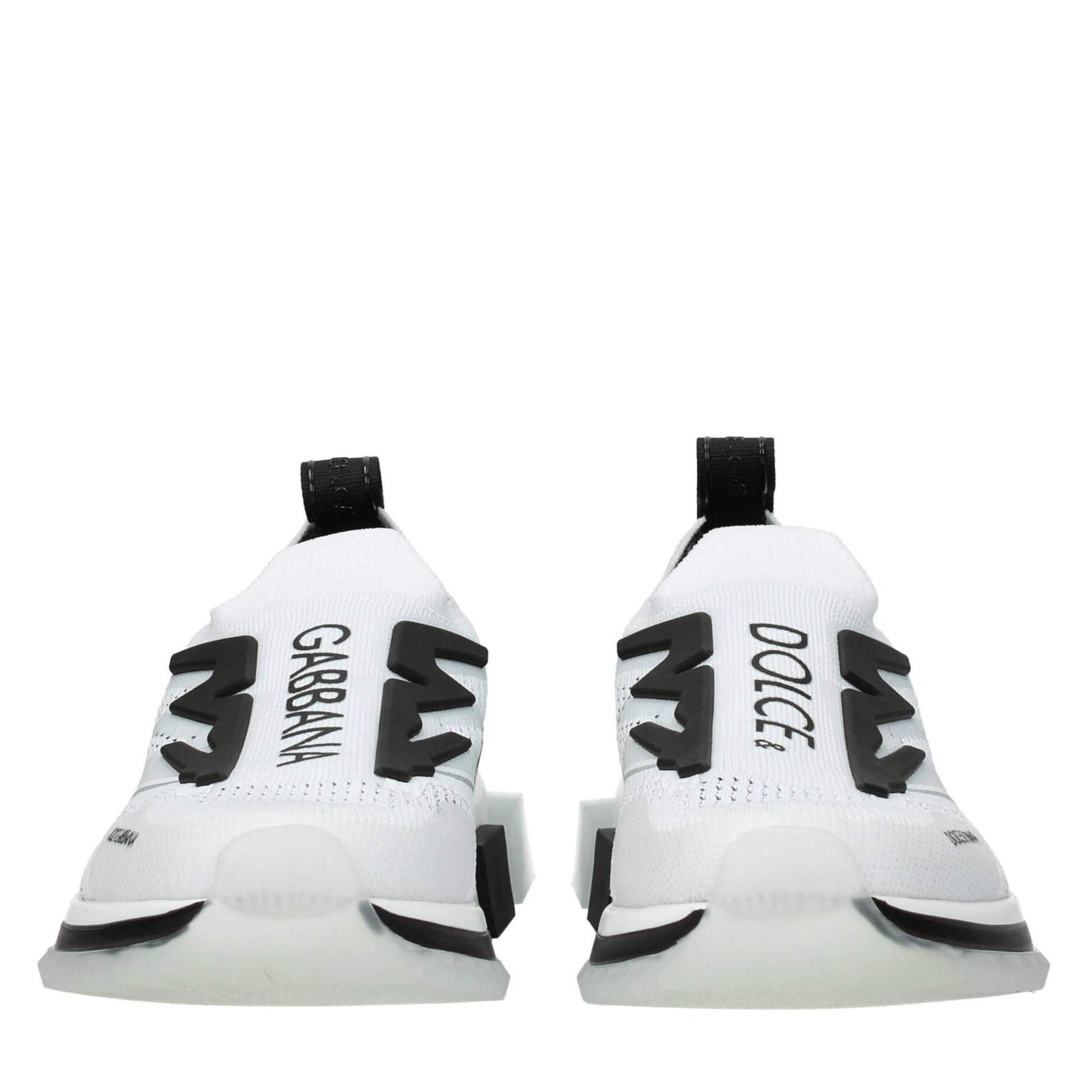 Dolce & Gabbana White Fabric Sneakers