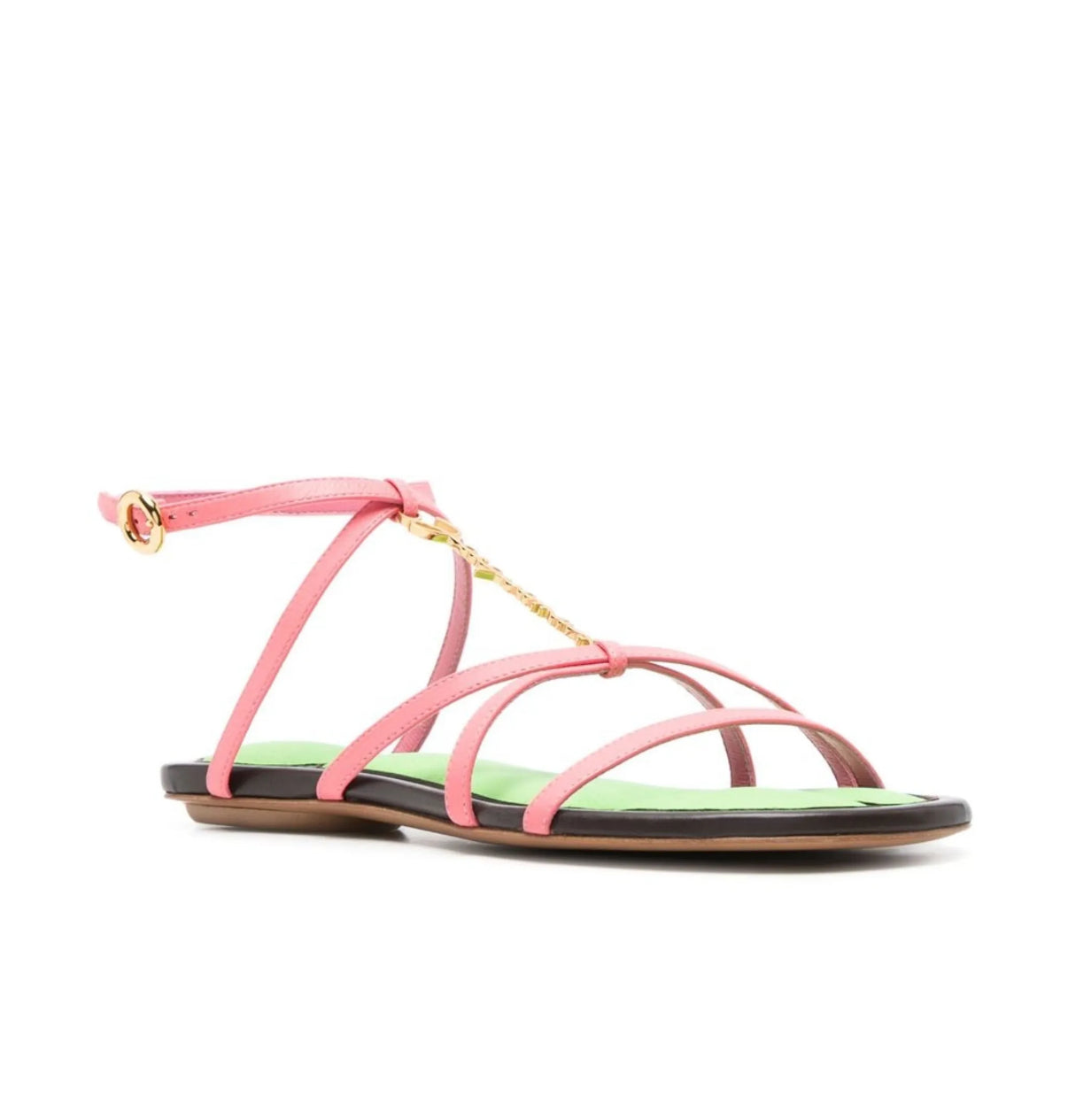 Jacquemus Pink Leather Sandal