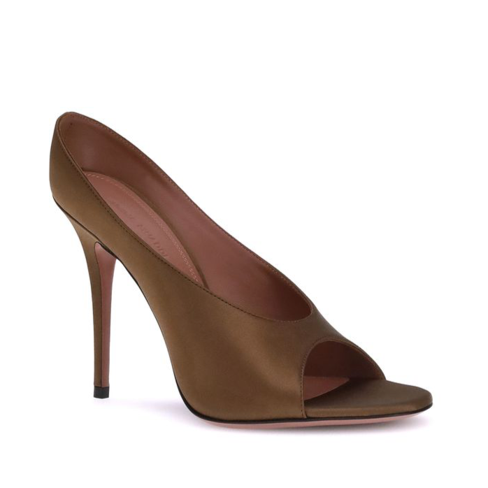 Amina Muaddi Anok satin Sandals
