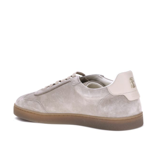 Brunello Cucinelli Gray Suede Men’s Sneakers