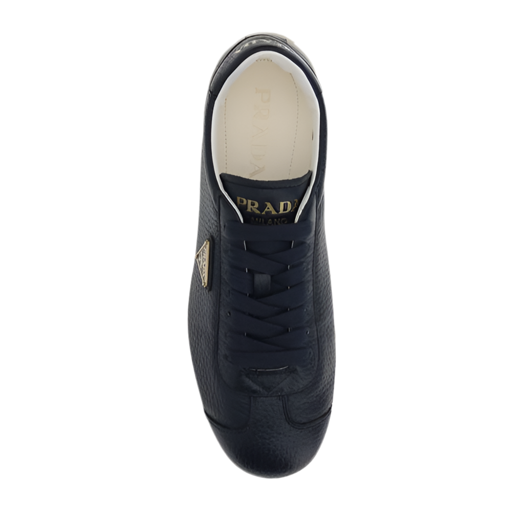 Prada Black Deerskin Leather Men’s Sneakers