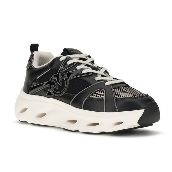 PINKO "Pink" Black Sneakers