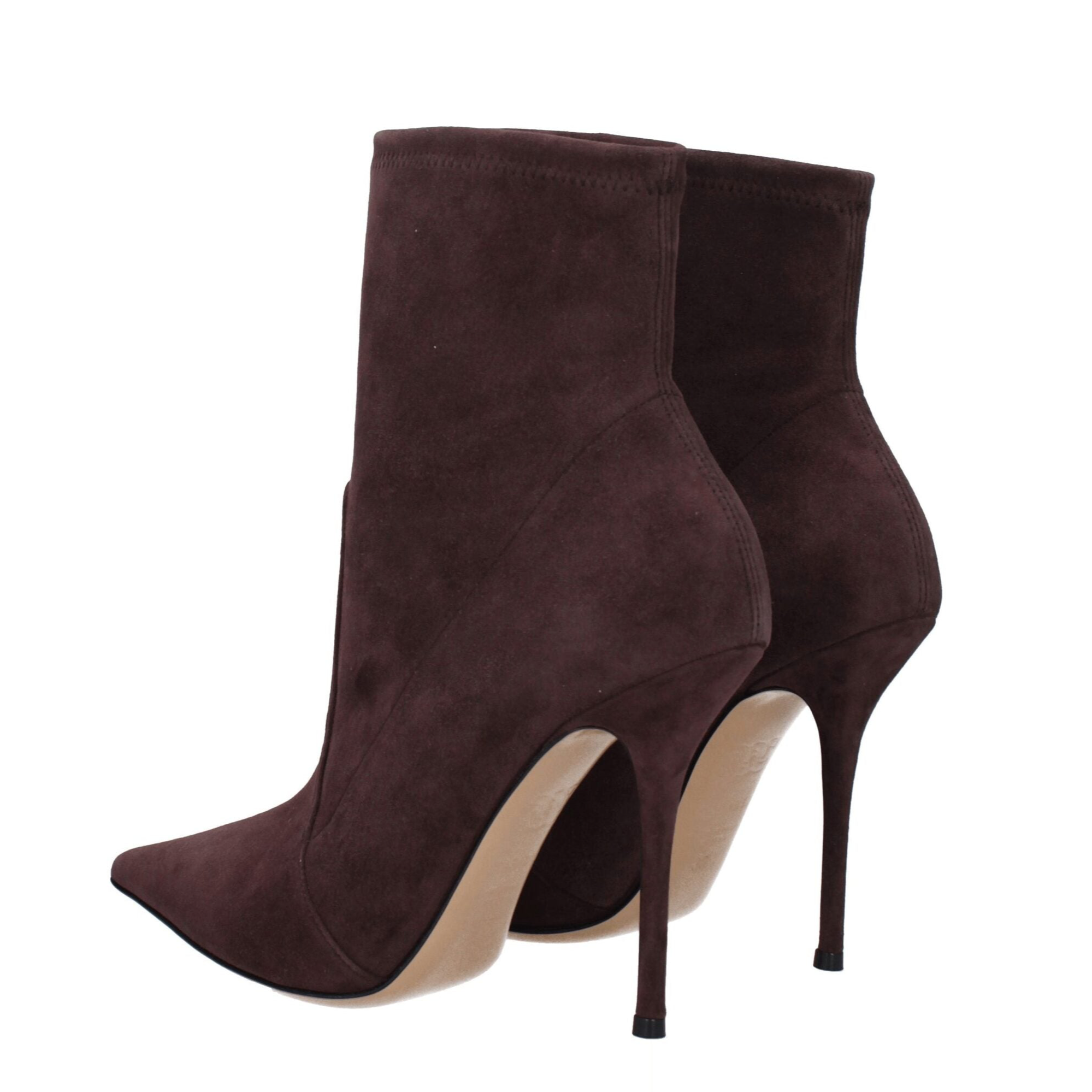Casadei Brown Leather Ankle