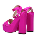Jimmy Choo Pink Satin Sandal