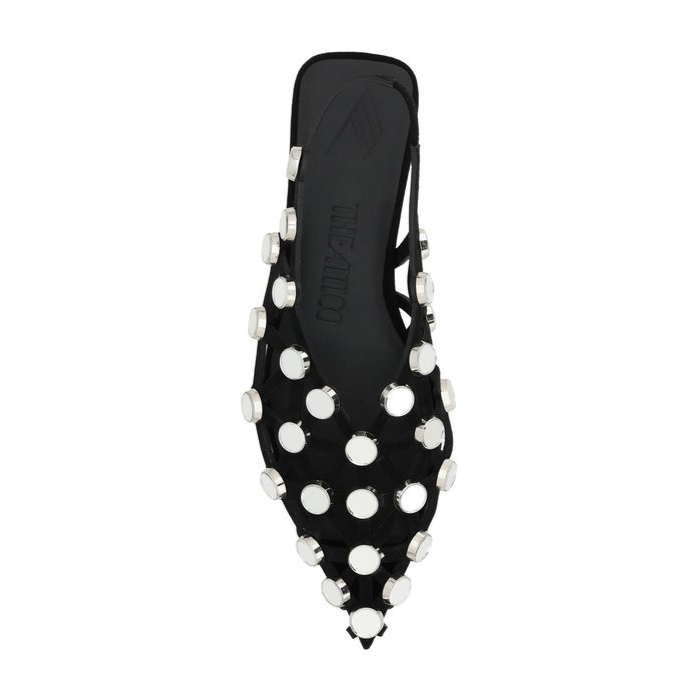 The Attico Grid Ballerinas