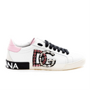 Dolce & Gabbana White Leather Sneaker