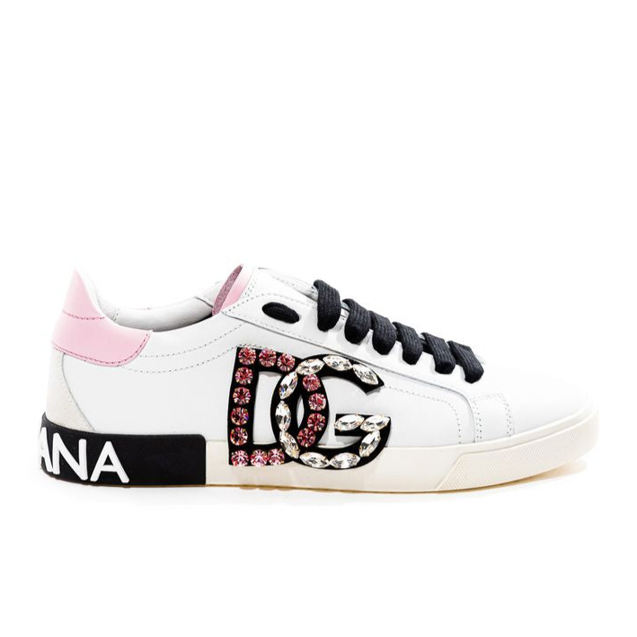 Dolce & Gabbana White Leather Sneaker