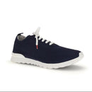 Kiton Navy Knit Low Top Sneakers