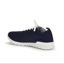 Kiton Navy Knit Low Top Sneakers
