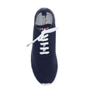 Kiton Navy Knit Low Top Sneakers