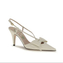 Valentino Garavani Cream Aries Bow Pumps