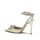 MACH & MACH Bicolor Silk High Heel Pumps