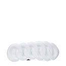 Versace Gray Leather Sneakers