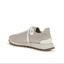 Brunello Cucinelli Gray Suede Women's Sneakers