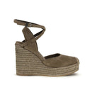 Brunello Cucinelli Suede Platform Espadrilles