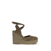 Brunello Cucinelli Suede Platform Espadrilles