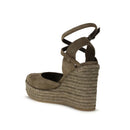 Brunello Cucinelli Suede Platform Espadrilles