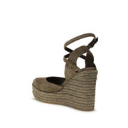 Brunello Cucinelli Suede Platform Espadrilles