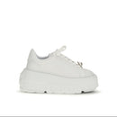Casadei White Pearl Platform Sneakers