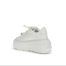 Casadei White Pearl Platform Sneakers
